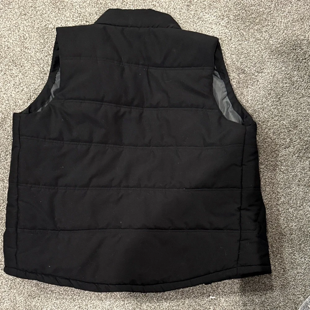 Weatherproof Men's Black Quilted Vest